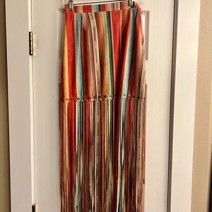 Serape skirt